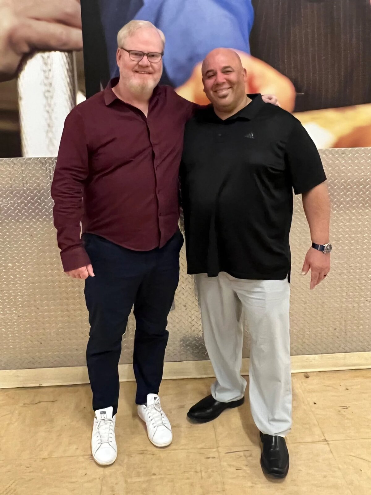 Carlos Rodriguez with Jim Gaffigan