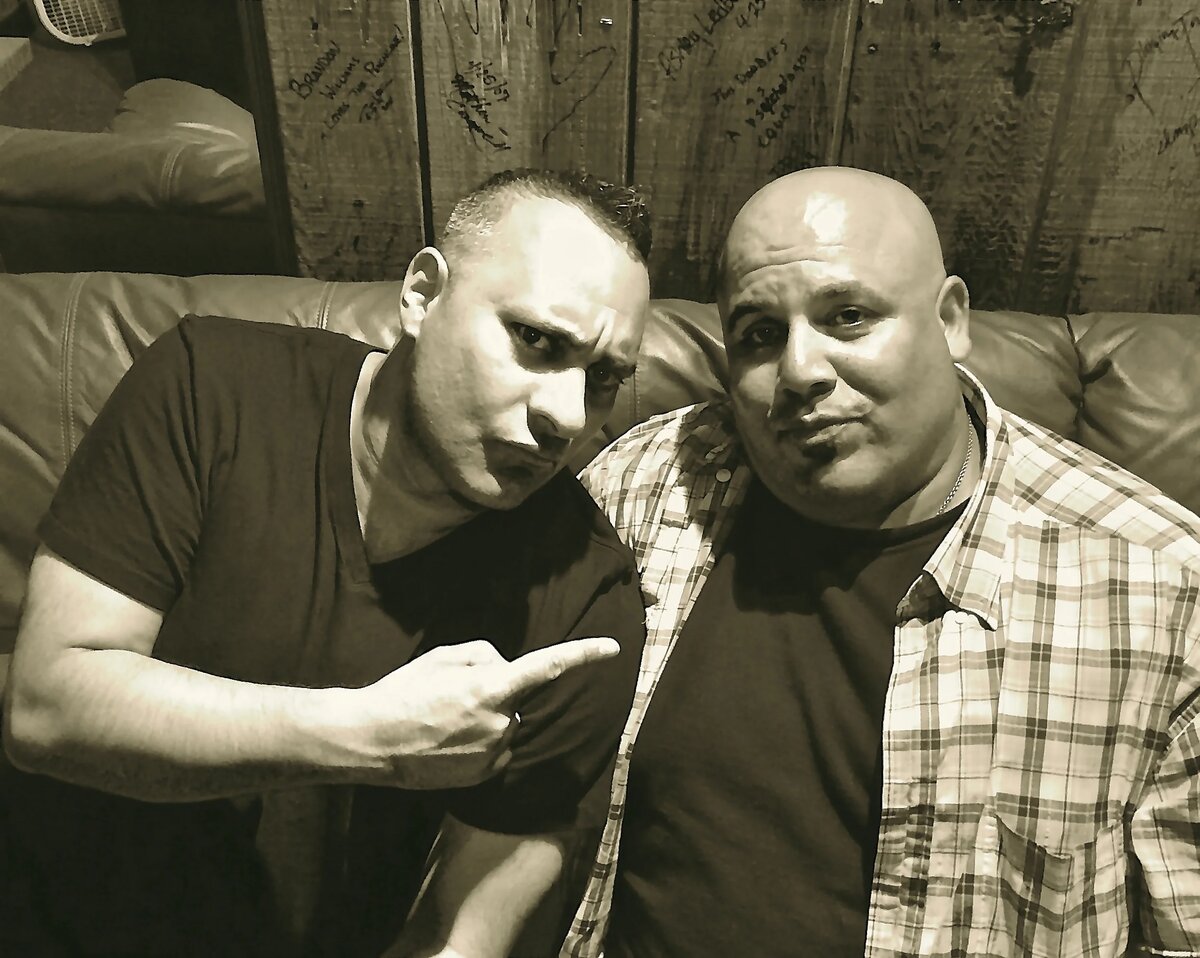 Carlos Rodriguez with Russell Peters