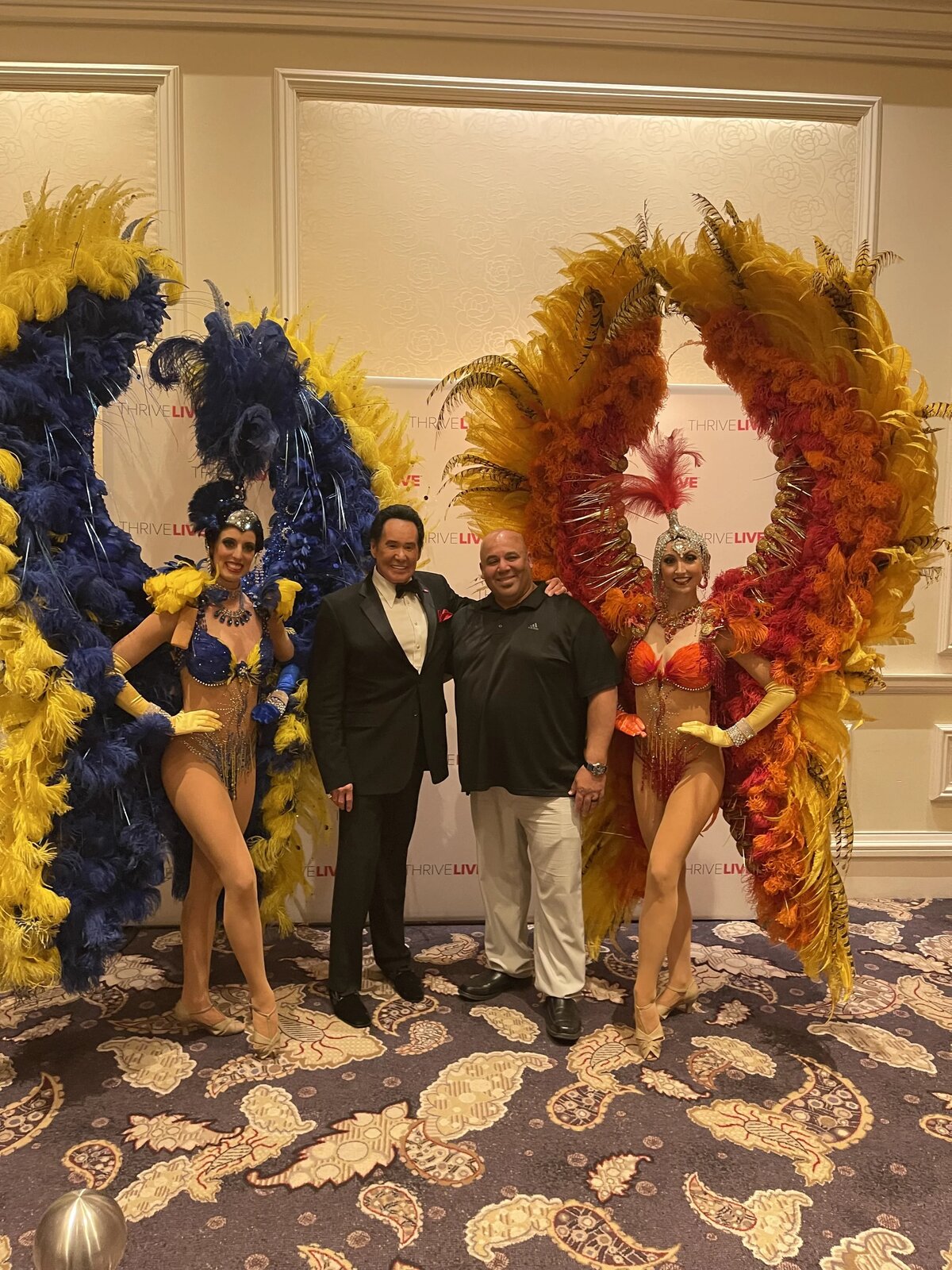 Carlos Rodriguez with Wayne Newton